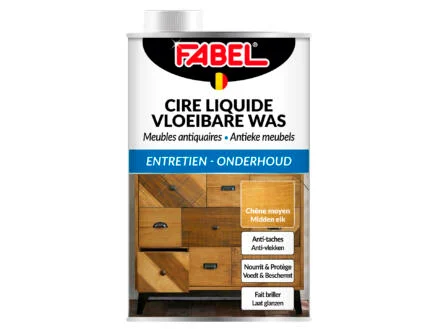  Fabel cire d'abeille liquide 0,5l chÃªne moyen