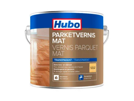  Hubo vernis parquet acryl mat 2,5l transparent
