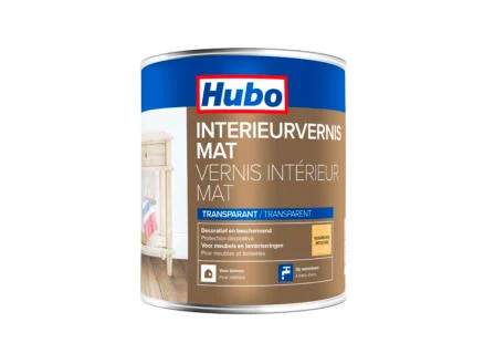  Hubo vernis intÃ©rieur mat 0,75l incolore