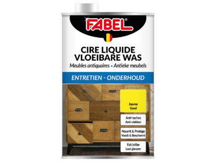 Fabel vloeibare boenwas 1l geel