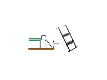 Exit Toys échelle de trampoline 50-65 cm