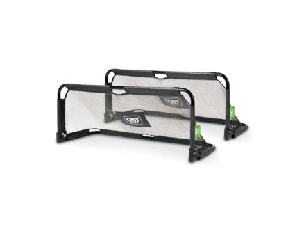 Exit Toys Panna but de football pliable 150x60 cm acier noir 2 piÃ¨ces