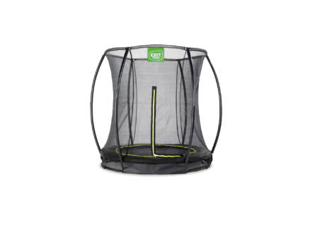 Exit Toys Silhouette trampoline ingegraven 183cm + veiligheidsnet zwart