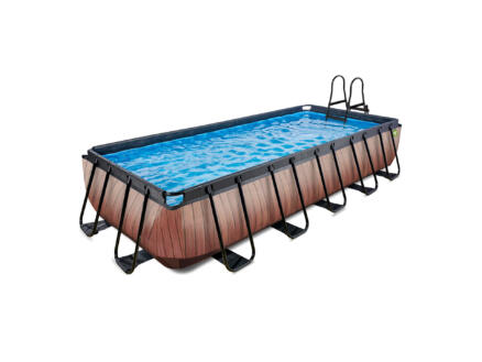 Exit Toys Wood zwembad 540x250x100 cm + filterpomp