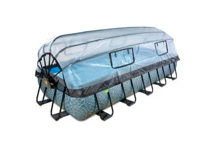 Exit Toys Stone zwembad met overkapping 540x250x100 cm