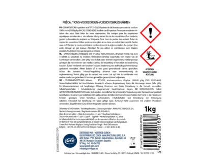 Splash chlore rapide 1kg