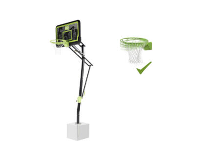 Exit Toys Galaxy Black Edition panneau de basket pour fixation au sol avec cercle dunk