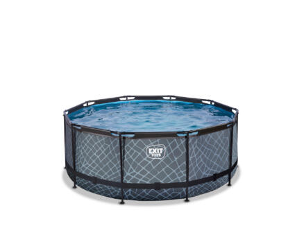 Exit Toys Stone piscine 360x122 cm + pompe filtrante