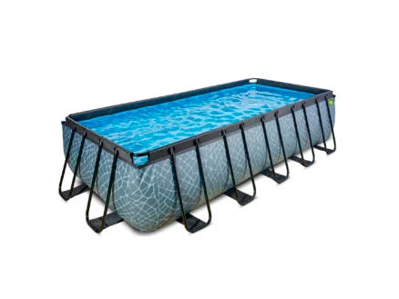 Exit Toys Stone piscine 540x250x122 cm + pompe filtrante