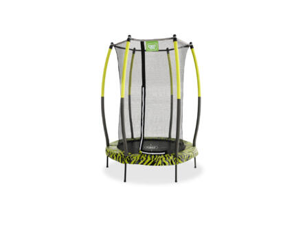 Exit Toys Tiggy Junior trampoline 140cm + filet de sÃ©curitÃ© noir/vert