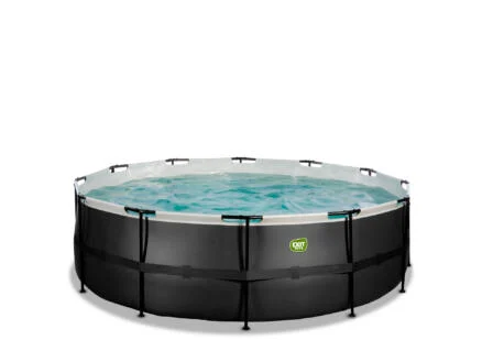 Exit Toys Black Leather piscine 450x122 cm + pompe filtrante