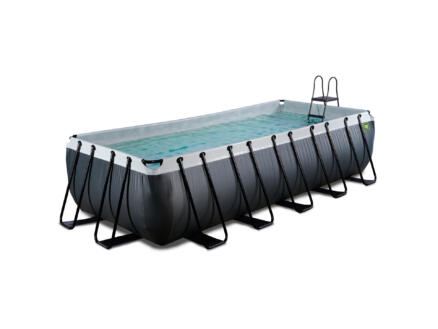 Exit Toys Black Leather piscine 540x250x122 cm + pompe filtrante