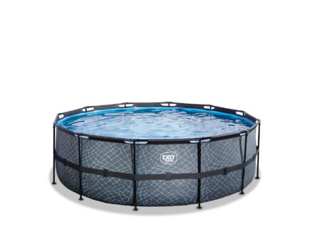 Exit Toys Stone piscine 427x122 cm + pompe filtrante