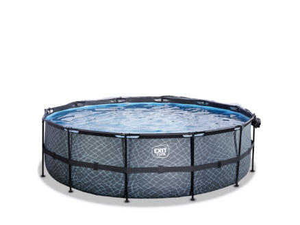 Exit Toys Stone piscine 488x122 cm + pompe filtrante