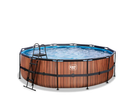 Exit Toys Wood piscine 488x122 cm + pompe filtrante