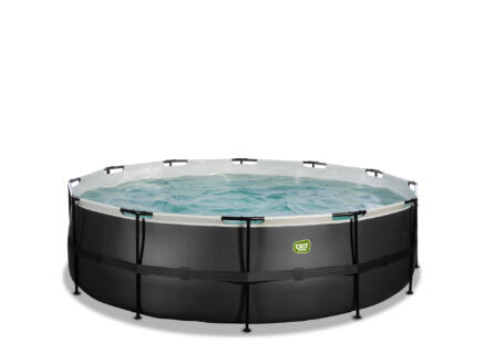 Exit Toys Black Leather piscine 488x122 cm + pompe filtrante