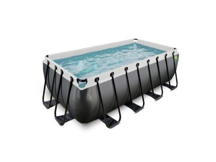Exit Toys Black Leather zwembad 400x200x122 cm