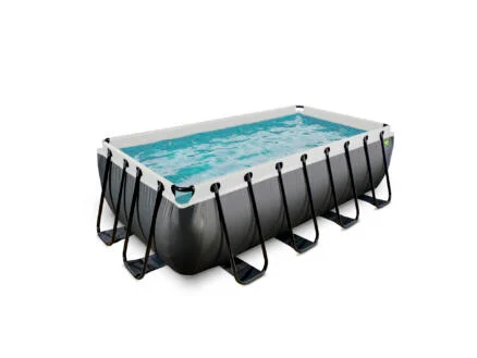 Exit Toys Black Leather piscine 400x200x100 cm + pompe filtrante