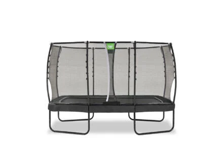 Exit Toys Allure Premium trampoline 214x366 cm + veiligheidsnet zwart
