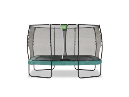 Exit Toys Allure Premium trampoline 214x366 cm + veiligheidsnet groen