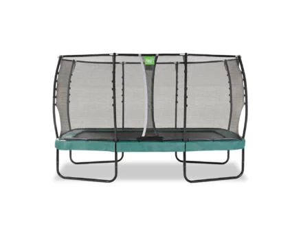 Exit Toys Allure Premium trampoline 244x427 cm + veiligheidsnet groen