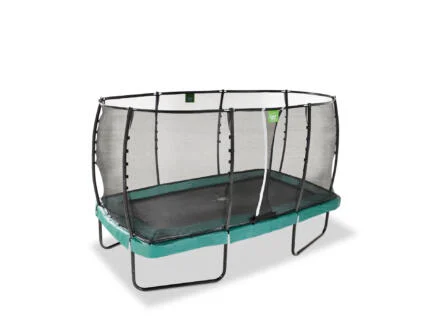 Exit Toys Allure Premium trampoline 244x427 cm + veiligheidsnet groen