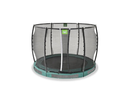 Exit Toys Allure Premium trampoline enterrÃ© 305cm + filet de sÃ©curitÃ© vert