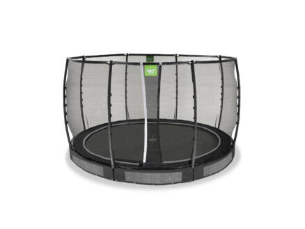 Exit Toys Allure Premium trampoline enterrÃ© 366cm + filet de sÃ©curitÃ© noir