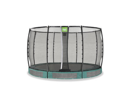 Exit Toys Allure Premium trampoline enterrÃ© 366cm + filet de sÃ©curitÃ© vert