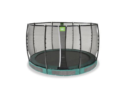 Exit Toys Allure Premium trampoline enterrÃ© 366cm + filet de sÃ©curitÃ© vert