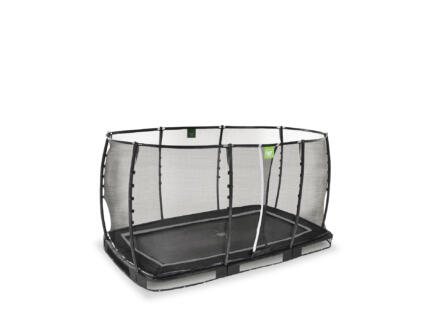Exit Toys Allure Premium trampoline enterrÃ© 214x366 cm + filet de sÃ©curitÃ© noir