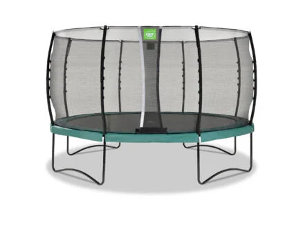 Exit Toys Allure Classic trampoline 427cm + veiligheidsnet groen