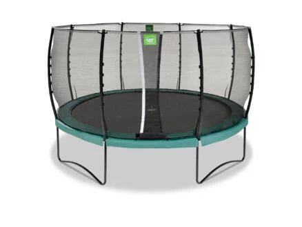 Exit Toys Allure Classic trampoline 427cm + veiligheidsnet groen