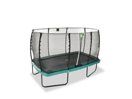 Exit Toys Allure Classic trampoline 214x366 cm + veiligheidsnet groen