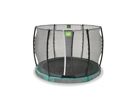 Exit Toys Allure Classic trampoline ingegraven 305cm + veiligheidsnet groen