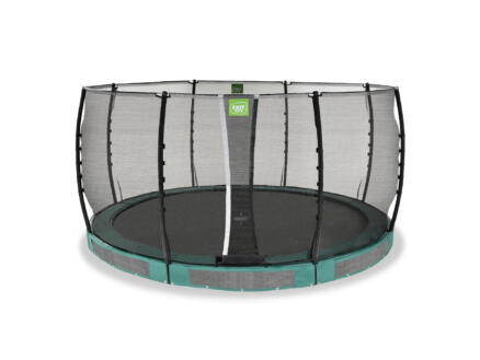 Exit Toys Allure Classic trampoline enterrÃ© 427cm + filet de sÃ©curitÃ© vert