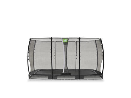 Exit Toys Allure Classic trampoline enterrÃ© 214x366 cm + filet de sÃ©curitÃ© noir