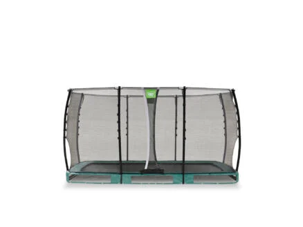 Exit Toys Allure Classic trampoline ingegraven 214x366 cm + veiligheidsnet groen