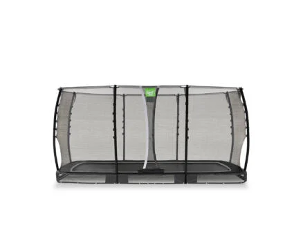 Exit Toys Allure Classic trampoline ingegraven 244x427 cm + veiligheidsnet zwart