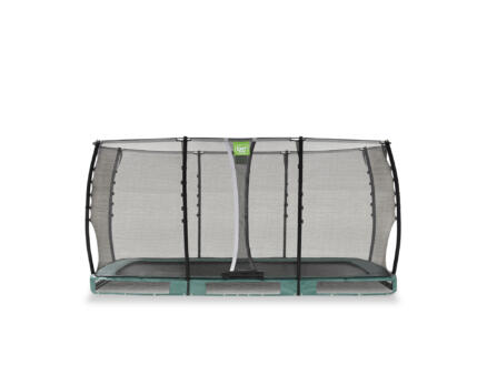 Exit Toys Allure Classic trampoline enterrÃ© 244x427 cm + filet de sÃ©curitÃ© vert