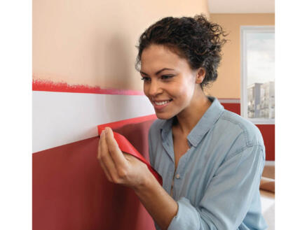 Tesa Excellent afplaktape 50m x 30mm rood