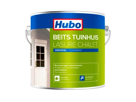  Hubo lasure chalet couvrant 2,5l noir