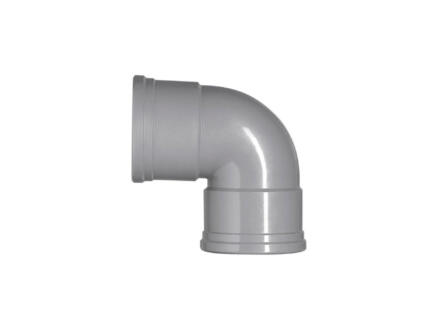 Scala coude pour Ã©gout 125mm 87Â° gris foncÃ©
