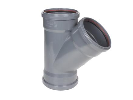 Scala riool T-stuk 160mm 45Â° donkergrijs