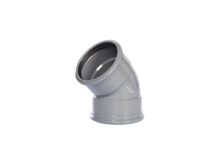 Scala coude pour Ã©gout 125mm 45Â° gris foncÃ©