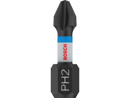 Bosch Professional Impact Control embout de vissage PH2 25mm 2 piÃ¨ces