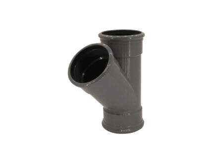 Scala T pour Ã©gout 125mm 45Â° gris foncÃ©