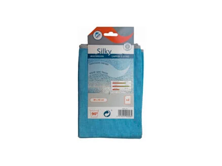 Flipper Silky glas- en vensterdoek 40x40 cm 2 stuks