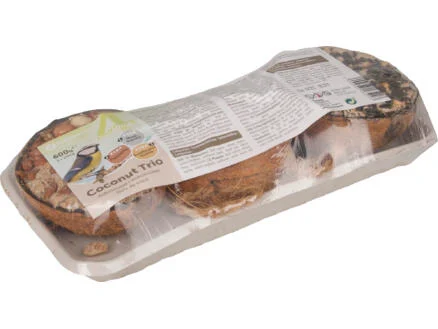 Flamingo 4 Seasons demi-noix de coco 3x200 g