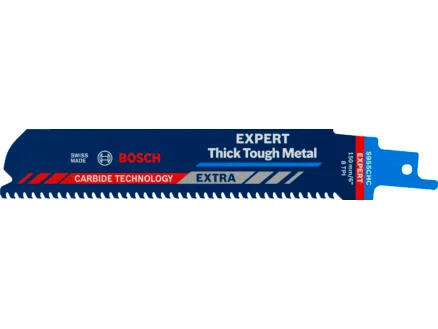 Bosch Professional S 955 CHC Thick Tough Metal reciprozaagblad 150mm